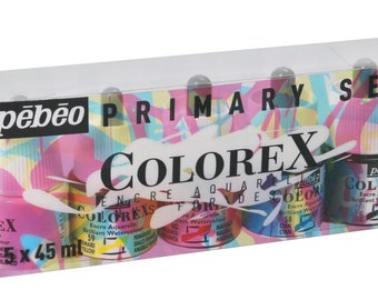 Pebeo Colorex Dye-Based Ink Primary Starter Set 5 x 45ml
