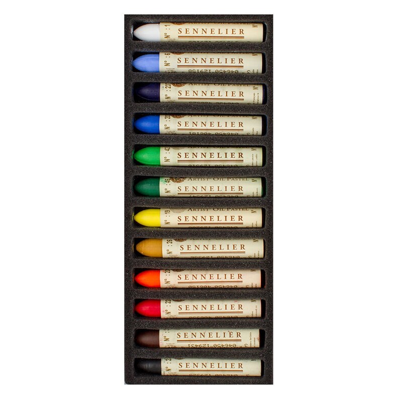Sennelier-oliepastelkleuren: 12 introductiekleuren afbeelding 3