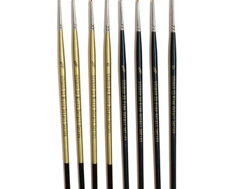 Studio 22 Fine & Micro Detail Paint Brush Set of 8