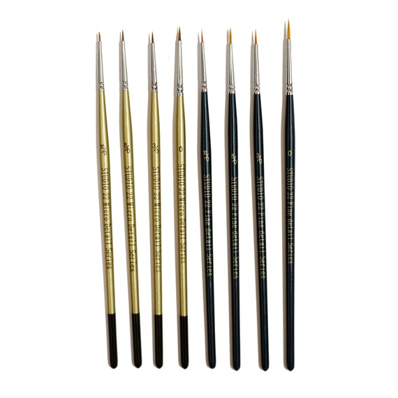 100 Pcs Micro Fine Detail Painting Drawing Brush Kit Art Craft Paint Brushes Set