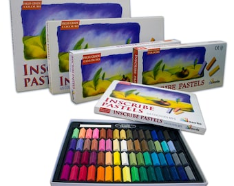 Mungyo Inscribe Soft Colour Pastel Half Size Sets of 24, 32, 48 or 64