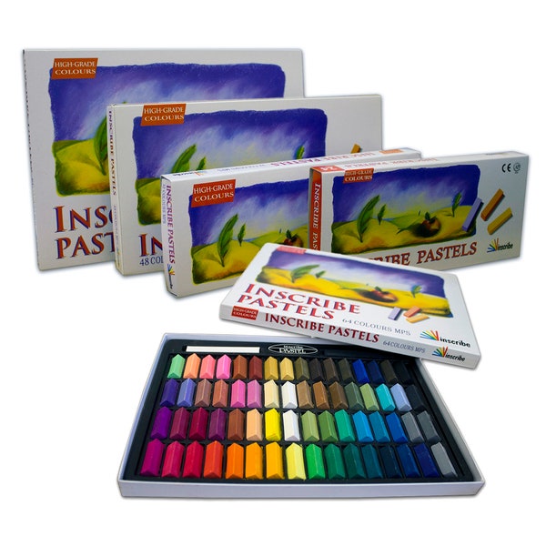 Mungyo Inscribe Soft Colour Pastel Half Size Sets of 24, 32, 48 or 64