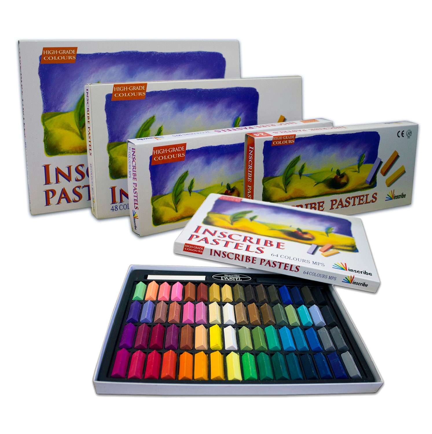 Koh-I-Noor Gioconda Drawing Soft Pastel Pencils 48 Colours 8829