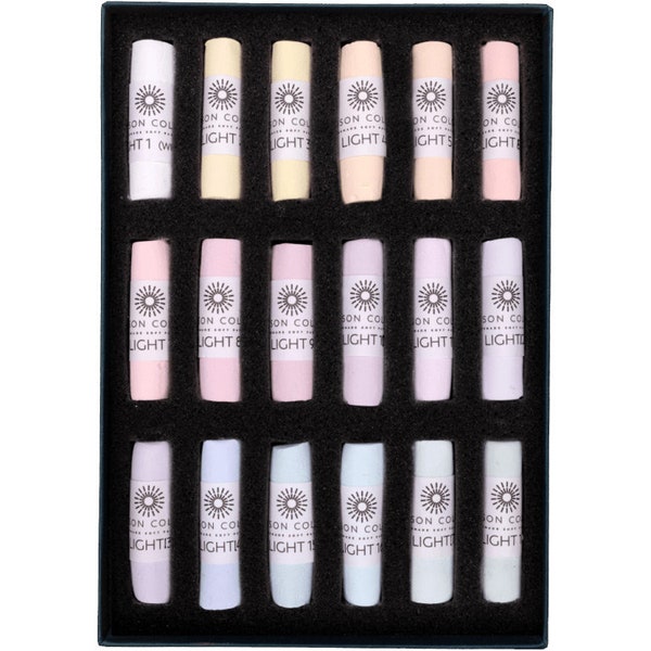 Pastels doux d'artiste faits main Unison Color, couleurs claires (pastels simples)