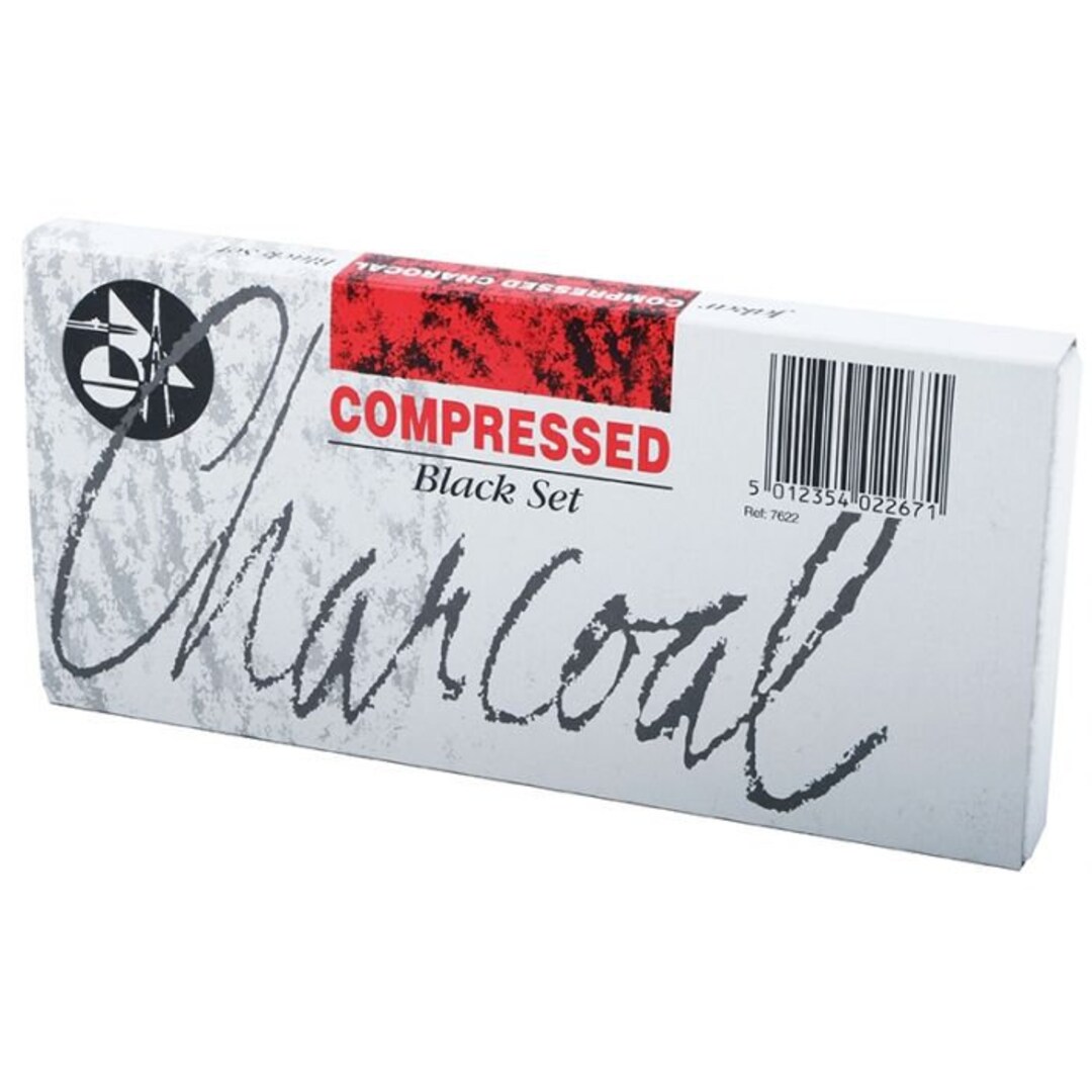 Jakar Compressed Charcoal Assorted Grey 12 Sticks Etsy