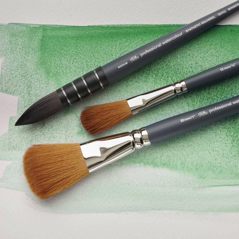 Winsor & Newton Professional Watercolor Sable Brush-Rigger #3, 3