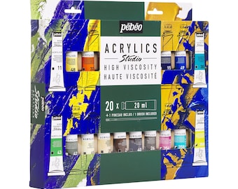 Pebeo Studio Acrylfarben Set 20x20ml