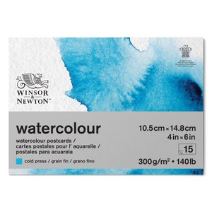 Bloc de cartes postales aquarelle Winsor & Newton