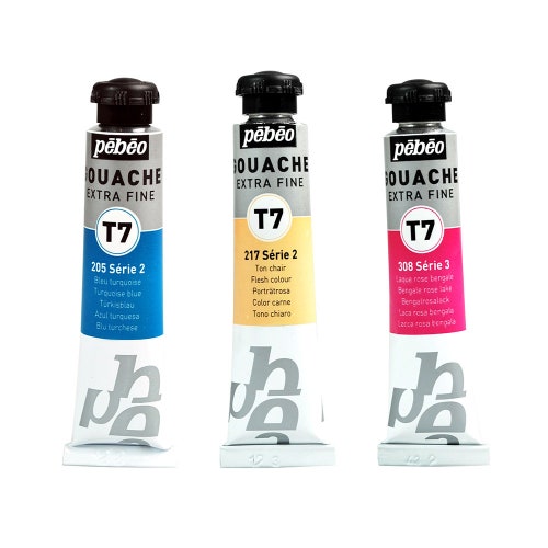 Pebeo T7 Extra Fine Gouache Opaque Watercolour Paint 20ml Etsy UK