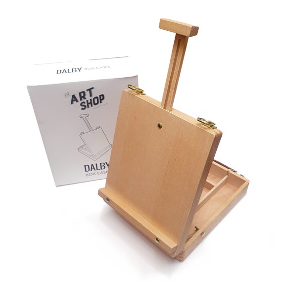 Wooden Art Box Table Easel