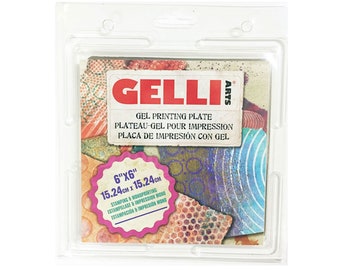 Gelli Arts Gel Monoprint Printing Plate 6" x 6"