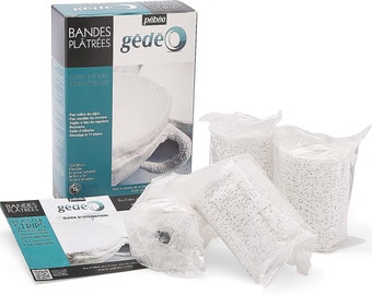 Pebeo Gedeo 4 Plaster Molding Sculpting Strips 80cm x 3m