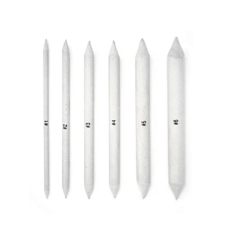 Paper Stump Tortillion Pastel Blending Pack of 6 Etsy UK