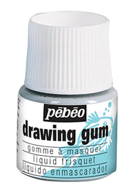 Pebeo Drawing Gum Masking Fluid Liquid Frisket for Watercolour & Ink 250ml