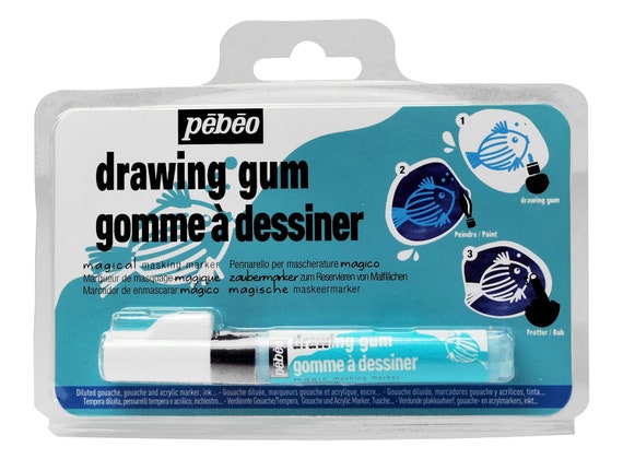 Pebeo Drawing Gum Synthetic Latex Free Masking Fluid in Marker Pen