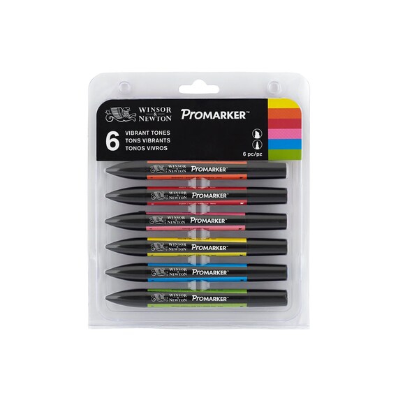 Winsor /& Newton graphic artists PIGMENT MARKER PEN SETS twin tip permanent tones