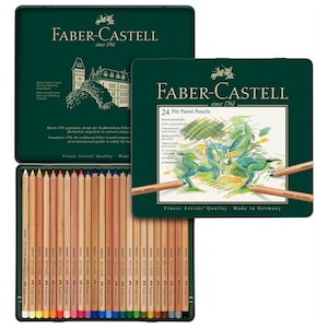 Faber Castell Pitt Pastel Pencil 24 Colour Tin