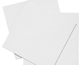 Pebeo ホワイト合成または天然リネンキャンバスボード 30 x 30 cm 正方形パネル