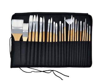 ArtBox Painting Artist Brushes Set of 15 Fun Assorted Paint Brush Styles & Sizes 