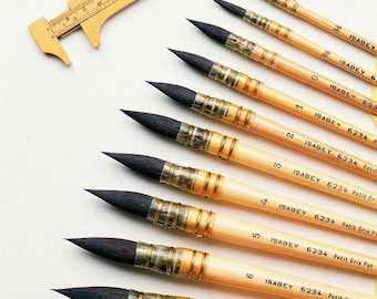 ISABEY Series 6234 Squirrel Mop Watercolour Paint Brushes