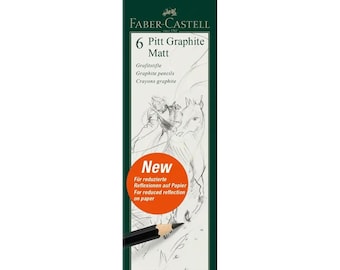 Faber Castell Pitt Graphite Matt Pencils Tin 6pc