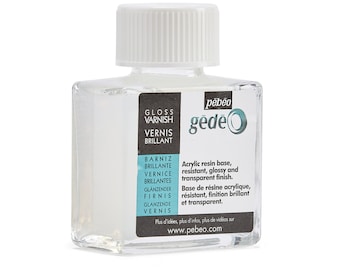 Pebeo Gedeo Vernis de finition brillant, matériaux mixtes, résine 75 ml