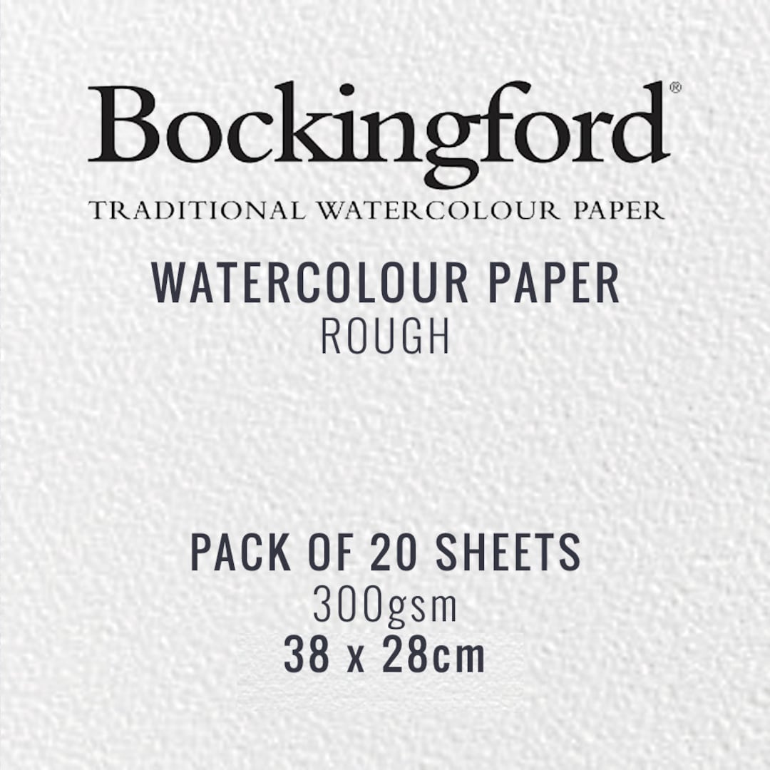 Bockingford Watercolour paper Rough 300g 31x23cm