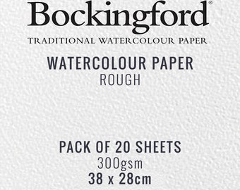 Bockingford Rough Surface Watercolour Paper 300gsm 38 X 28 Cm pack