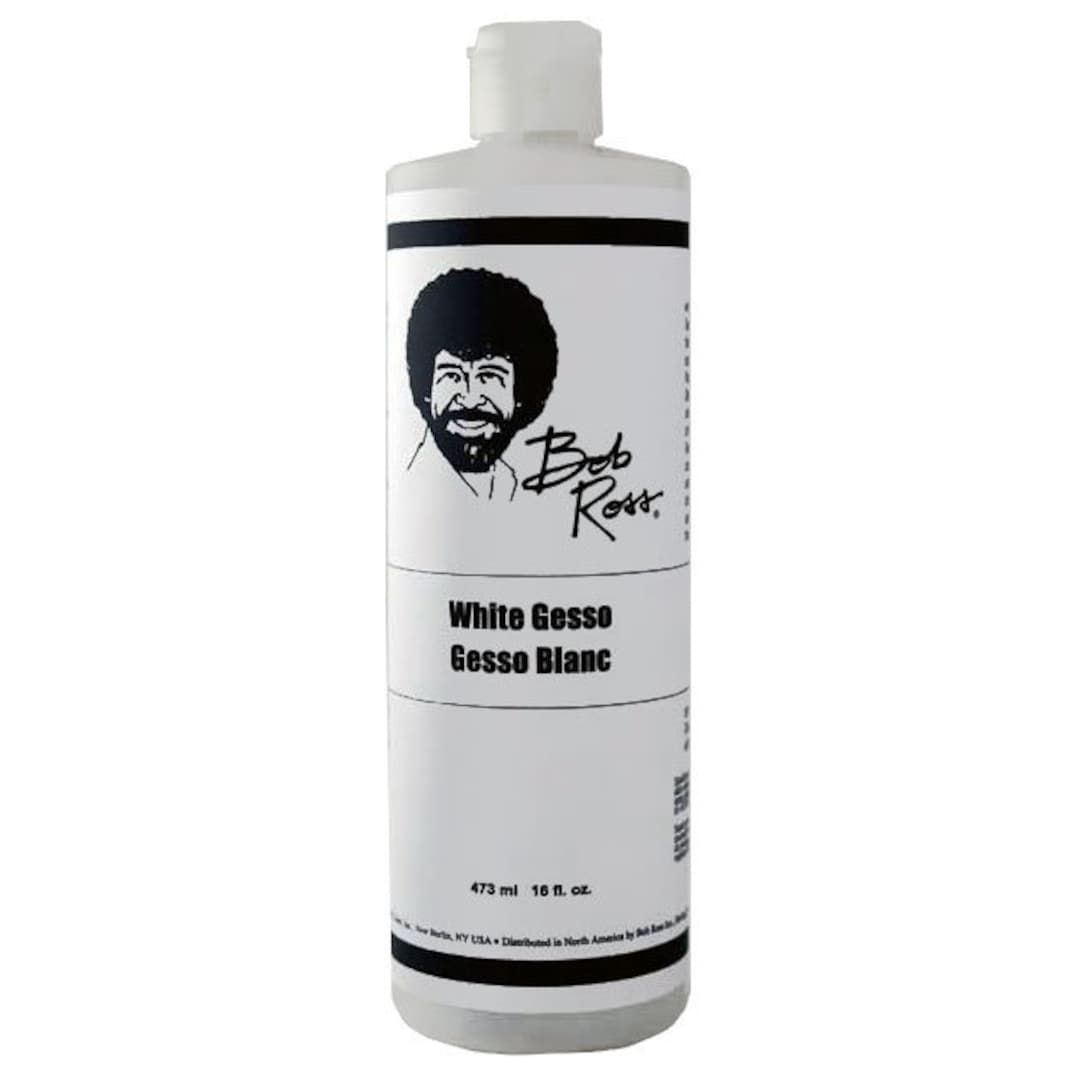 Primer Bob Ross Gesso 473 ml / 16 once liquide oz en noir, blanc ou gris -   France