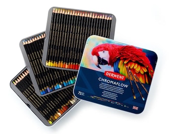 72 Derwent Pastel Drawing Pencils, 4.5mm Core; Drawing, Manga