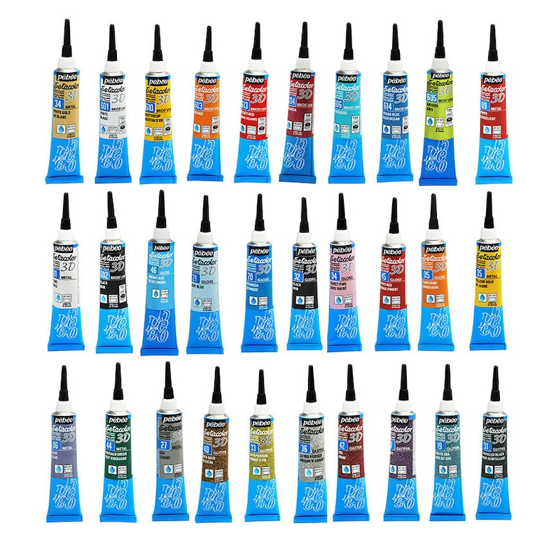 Setacolor 3D Relief Outliner Permanent Fabric Paint 20ml Etsy