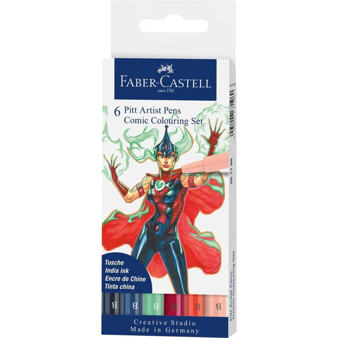 Low Cost Pack of 7 Faber Castell Round Paint Brush Set Art Craft
