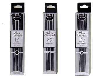 Coates English Willow Charcoal Sets