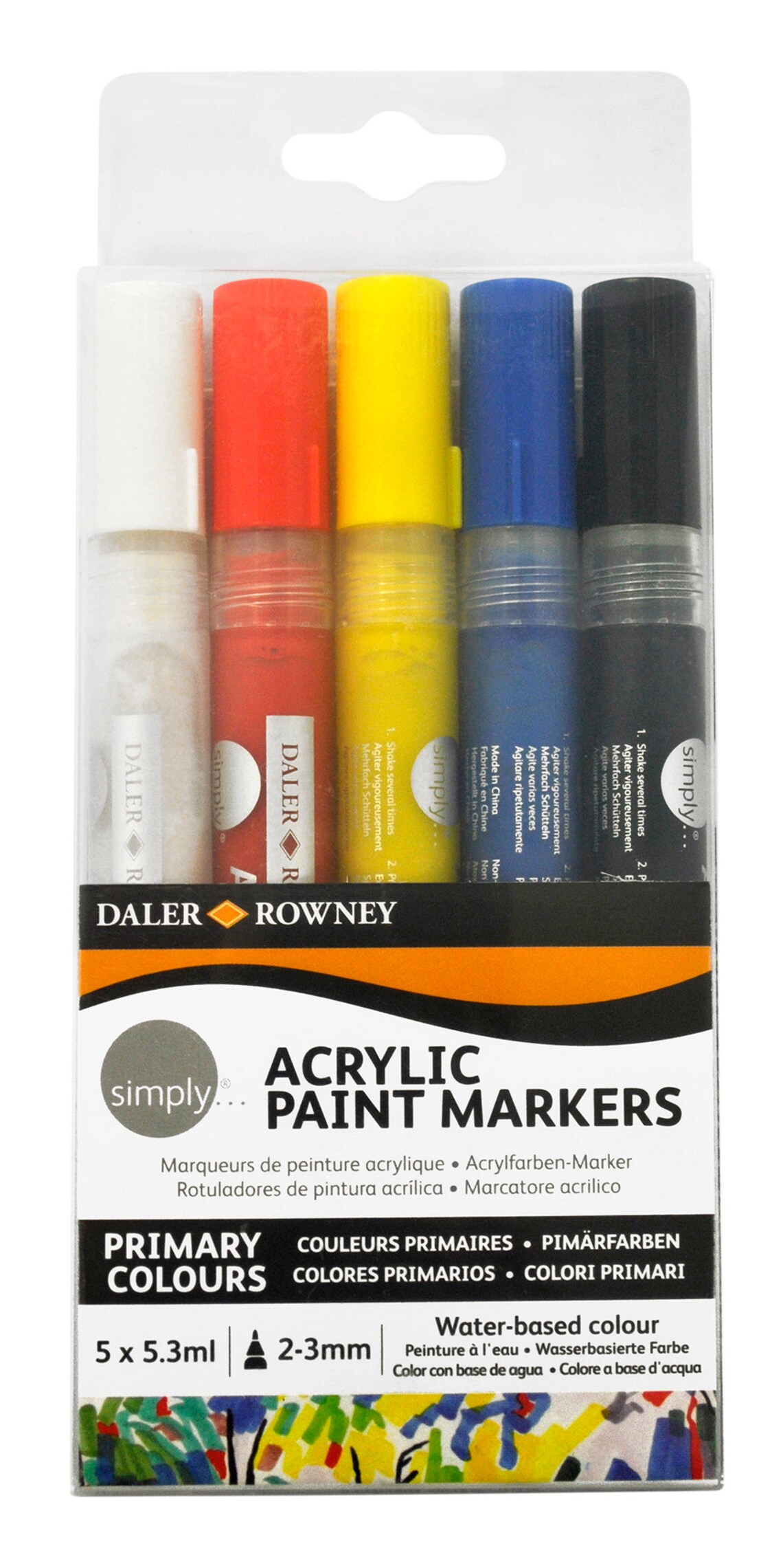 Daler Rowney Simply Acrylic Paint Marker Sets of 5 or 8 Etsy