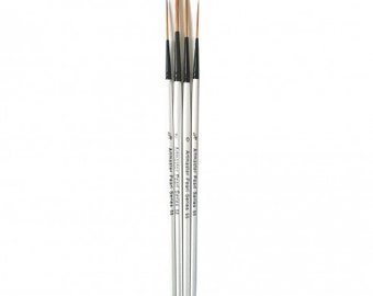 Artmaster Pearl Series 55 Watercolour Rigger Paint Brush Set of 4
