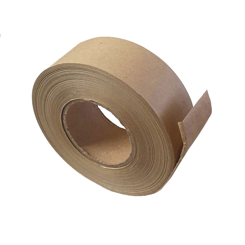 Brown Kraft Paper Gummed Tape Roll 36mm X 54m Etsy