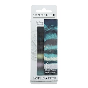 Sennelier doux demi-pastels Stormy Sky, lot de 6 couleurs