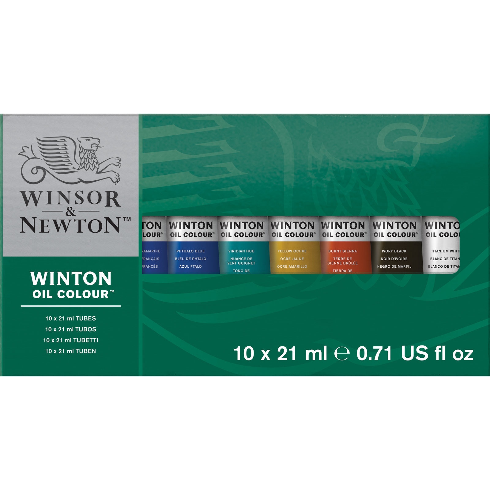 Winsor & Newton Winton Oil Paint Set 10 X 21ml - Etsy