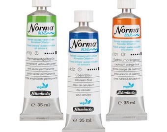 Schmincke Norma Blue Water-Mixable Oil Paint 35ml
