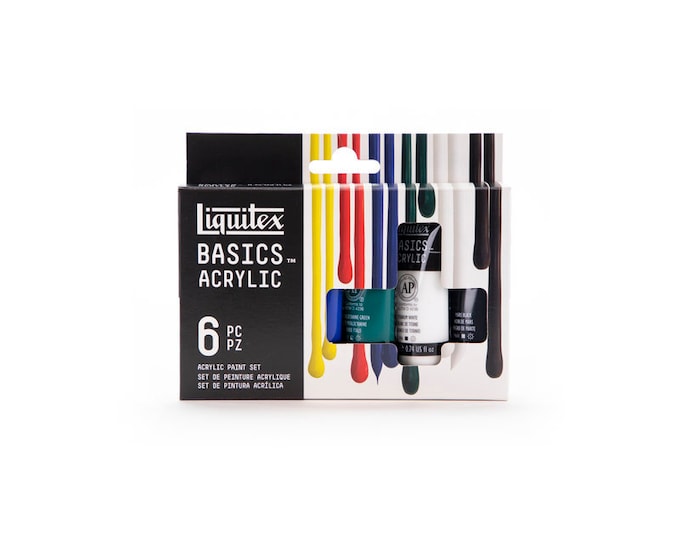 Liquitex Basics Acrylic Paint Set 6 x 22ml