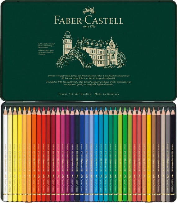 Faber-Castell Polychromos Artist Colored Pencils Set - Premium Quality  Polychromos Colored Pencils 120 Tin Gift Set