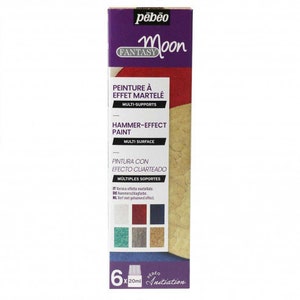 Pebeo Fantasy Moon Multi-Surface Reactive Effect Paint Initiation Set 6 x 20ml