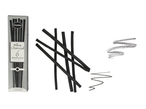 Coates English Willow Charcoal Sets Etsy