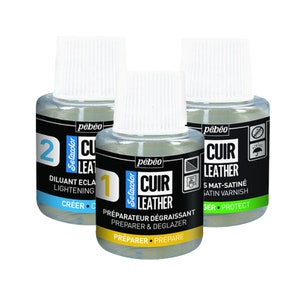 Pebeo Setacolor Leather Paint Auxiliaries 110ml
