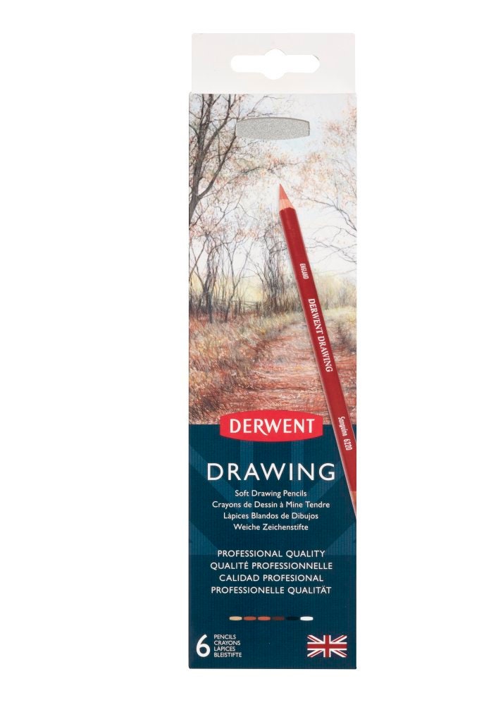 Derwent Drawing 6 Pencil Tin Set