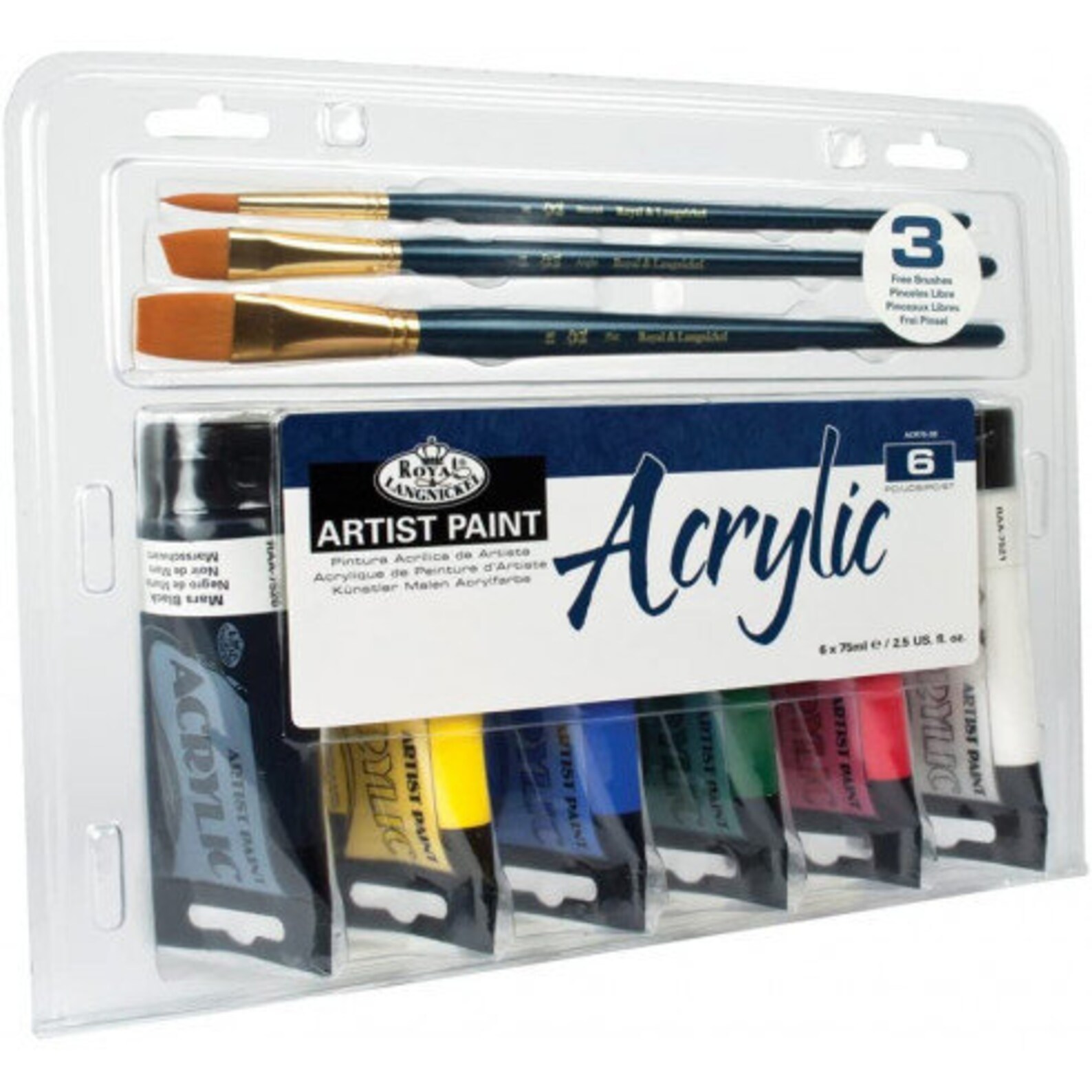 Royal & Langnickel Set Acrilico Natura Morta 22 Pezzi: Colori, Pennelli E Tele – Ideale Per Principianti E Artisti In Viaggio - 5