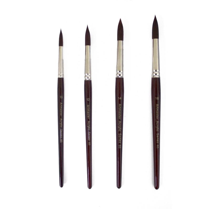Artmaster Acrylic Painting Series Synthetic Paint Brushes image 3
