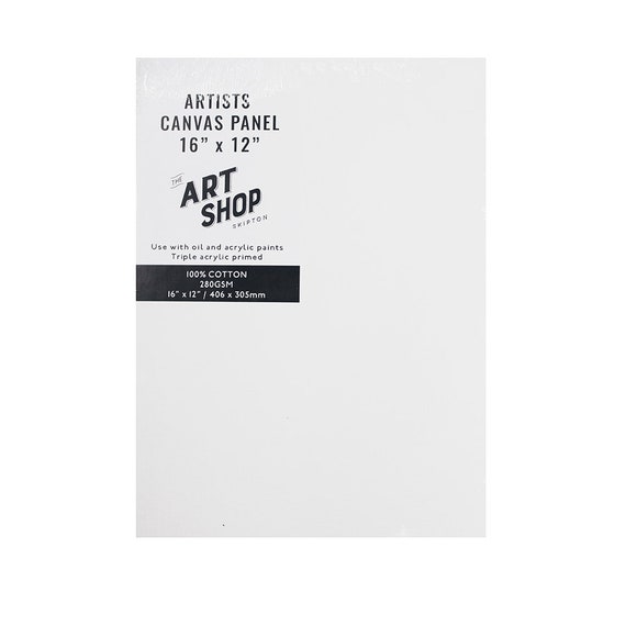 Artist Canvas Board for Painting, 100% Cotton Canvas Panels