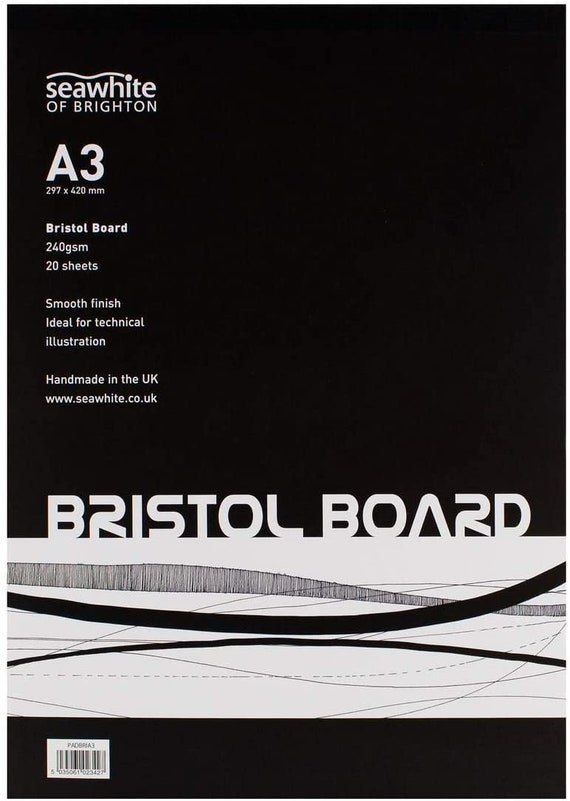 Seawhite of Brighton Bristol Board Paper Pad in A4 or A3 