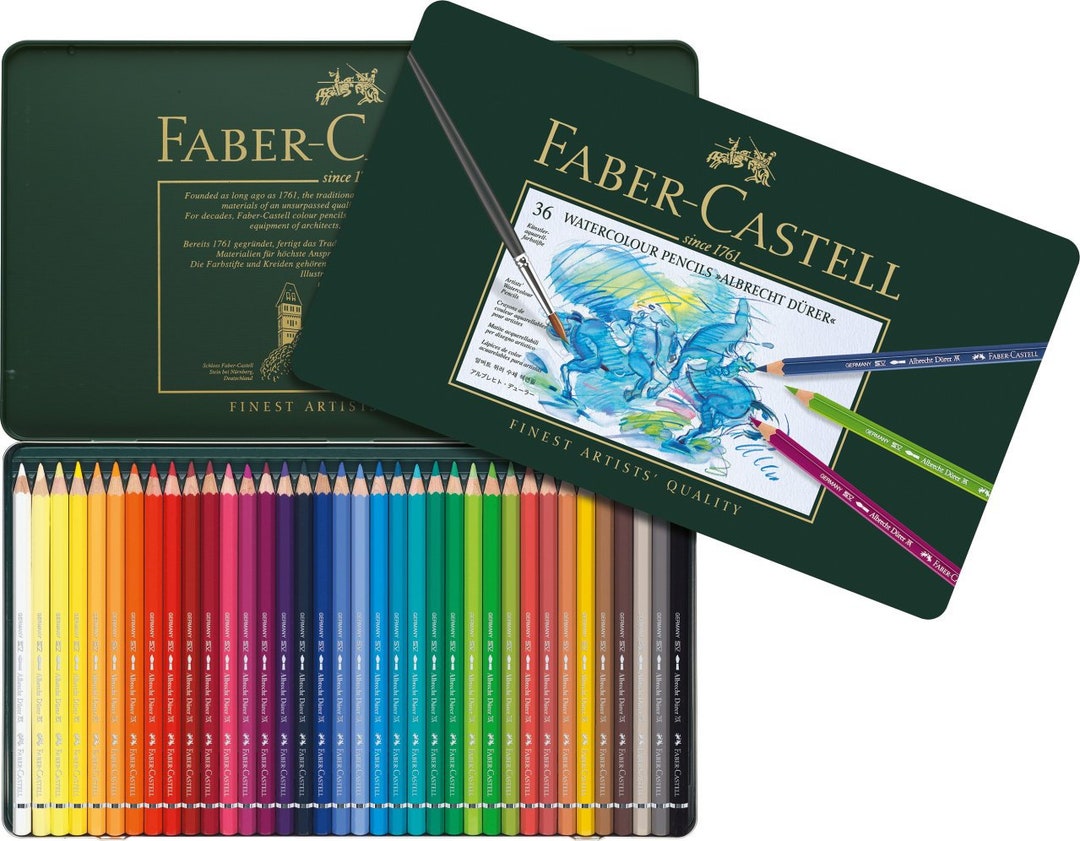 Cintura Berenjena cuota de matrícula Faber-castell Albrecht Durer Watercolour Pencils 36 Tin - Etsy